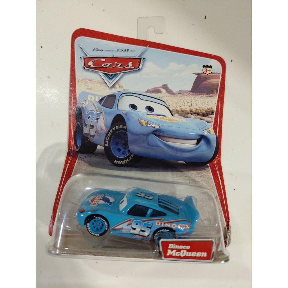 NIP Mattel DieCast Disney Pixar Cars Dinoco Lighting McQueen Car (Day Card)